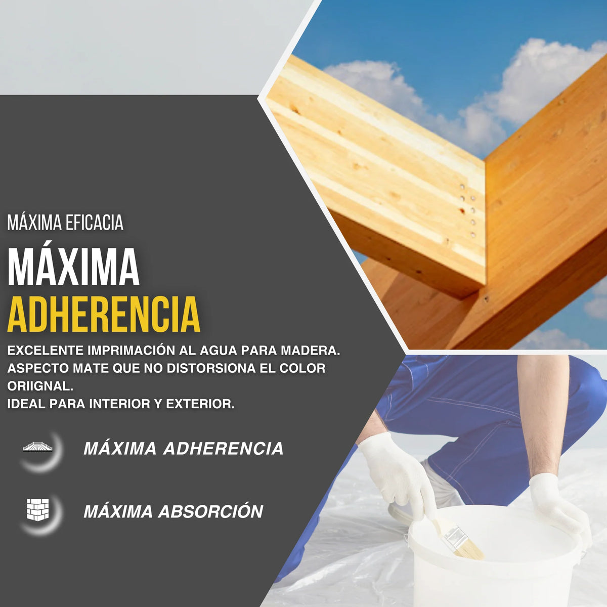 SELLADOR BLANCO MATE AL AGUA PARA MADERAS | Snappyblue®