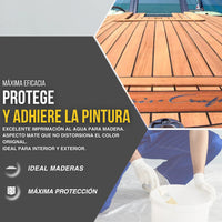 SELLADOR BLANCO MATE AL AGUA PARA MADERAS | Snappyblue®