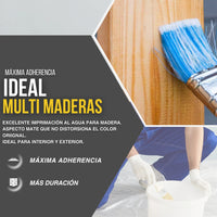 SELLADOR BLANCO MATE AL AGUA PARA MADERAS | Snappyblue®