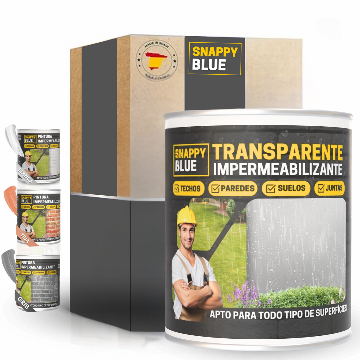 Impermeabilizante Membrana Híbrida Poliuretano | Snappyblue®