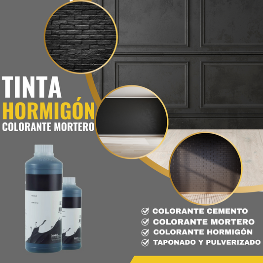TINTA NEGRA PARA MEZCLA HORMIGÓN | Snappyblue®