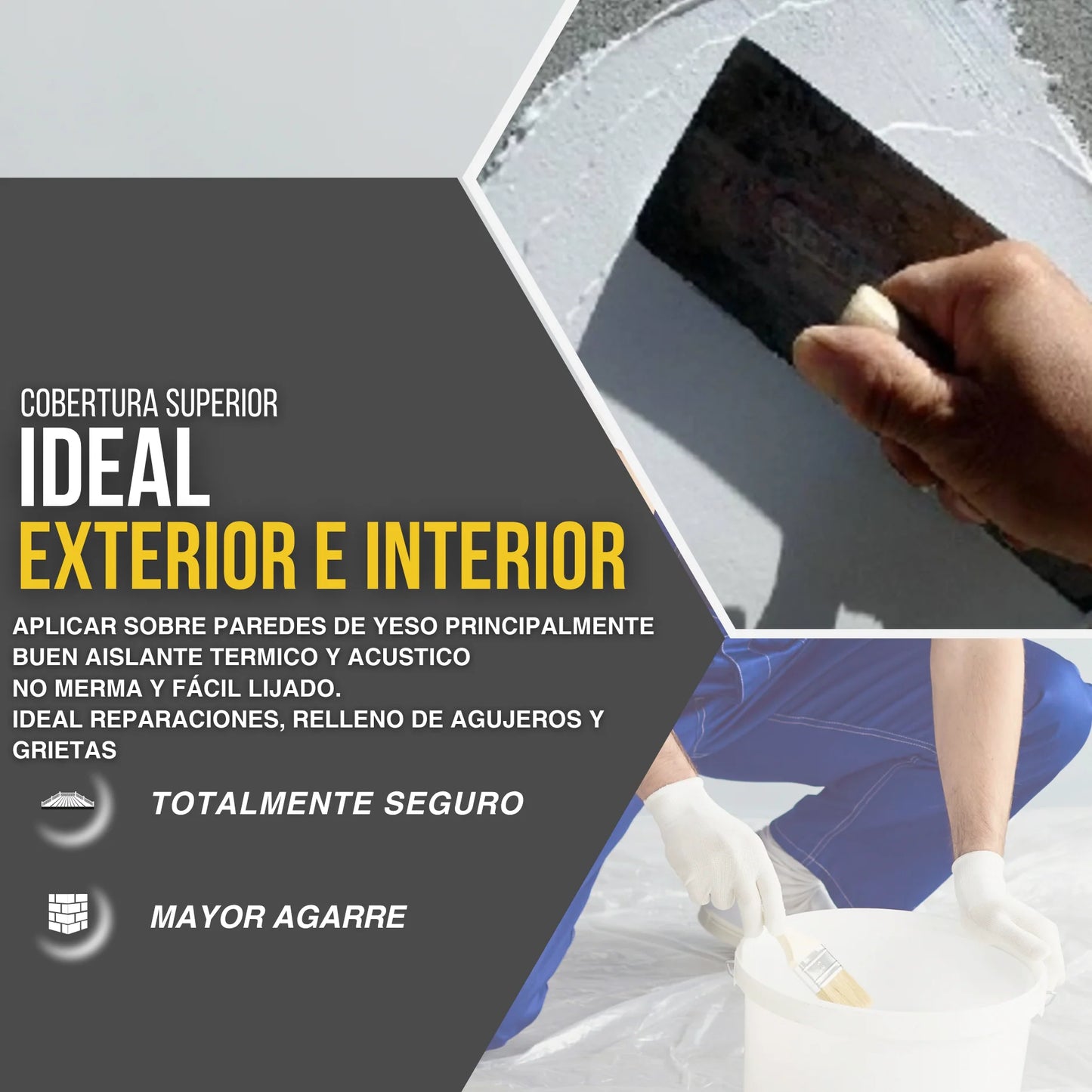 YESO ALTAMENTE ADHERENTE 1KG | Snappyblue®