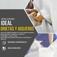 Yeso Altamente Adherente Multiusos para Enfoscado y Tabiques