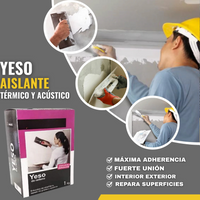 Yeso Altamente Adherente Multiusos para Enfoscado y Tabiques