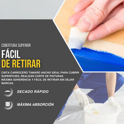 CINTA ADHESIVA CARROCERO  48cm x 45m 36UNIDADES