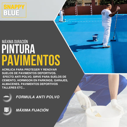 PINTURA DEPORTIVA PAVIMENTOS | Snappyblue®
