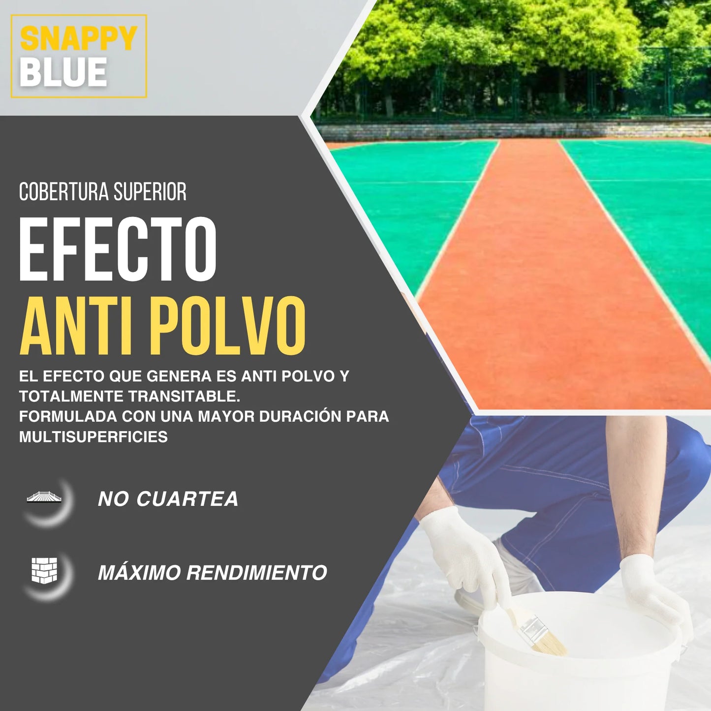 PINTURA DEPORTIVA PAVIMENTOS | Snappyblue®