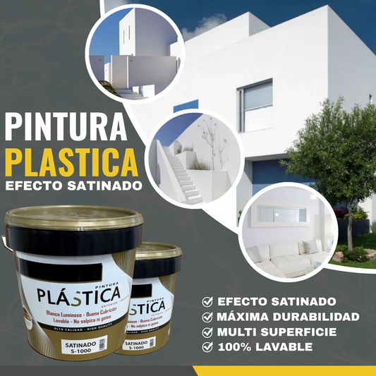 PINTURA PLÁSTICA SATINADA | Snappyblue®