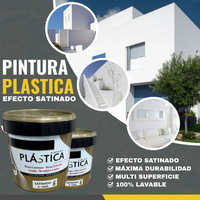 PINTURA PLÁSTICA SATINADA | Snappyblue®