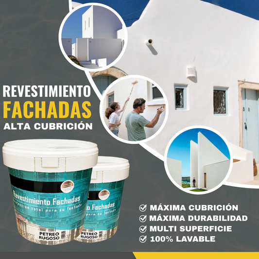 REVESTIMIENTO FACHADAS RUGOSO | Snappyblue®