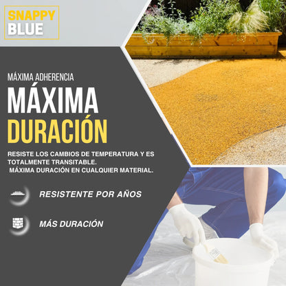 FIJADOR DE SUPERFICIES Y GRAVA FIJATÍN | Snappyblue®