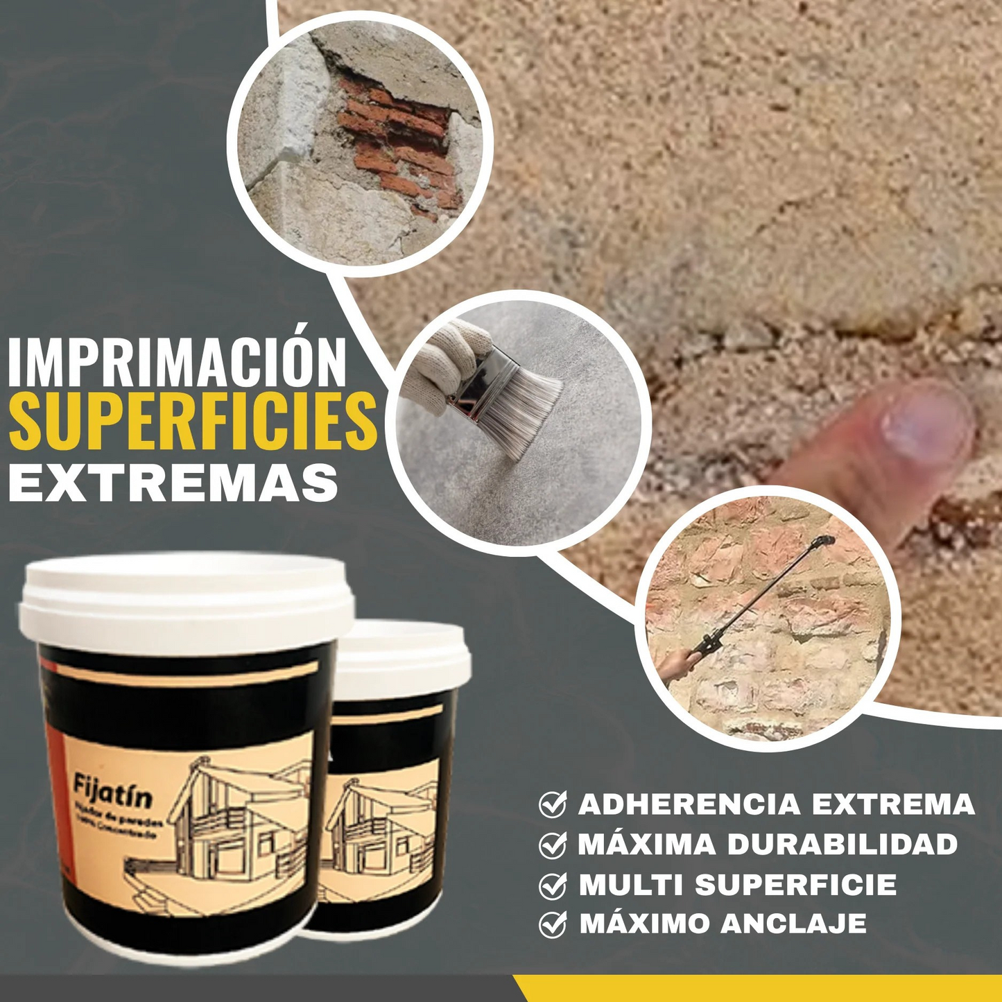 FIJADOR DE SUPERFICIES Y GRAVA FIJATÍN | Snappyblue®