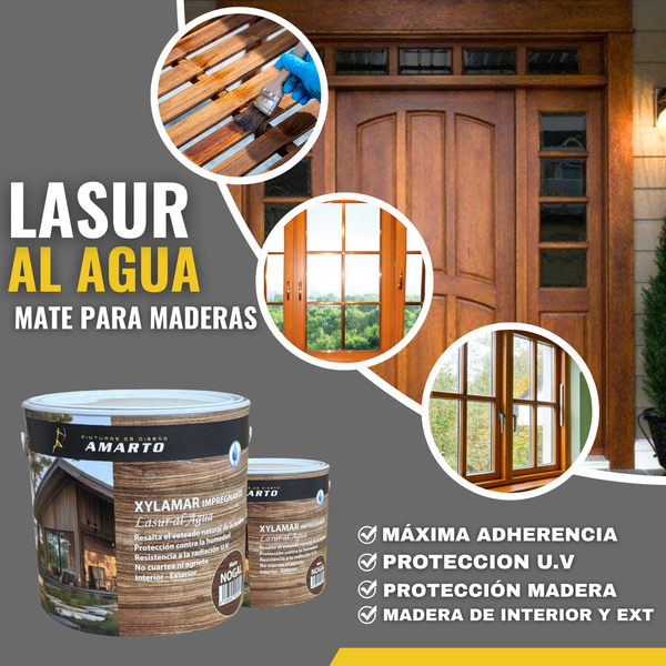 Lasur al Agua Xylamar Base Impregnante Tintométrica