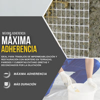 Malla de Fibra de Vidrio para Refuerzo Estructural con Resinas