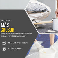Manta Cubre Suelos Protectora para Obras y Trabajos de Pintura