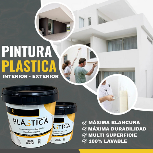 PINTURA PLÁSTICA MATE ÚNICO | Snappyblue®