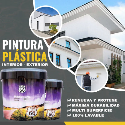PINTURA PLÁSTICA MATE EXTERIOR | Snappyblue®
