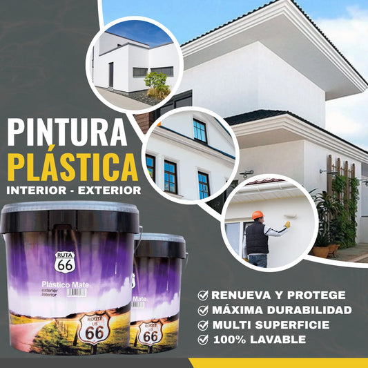PINTURA PLÁSTICA MATE EXTERIOR | Snappyblue®