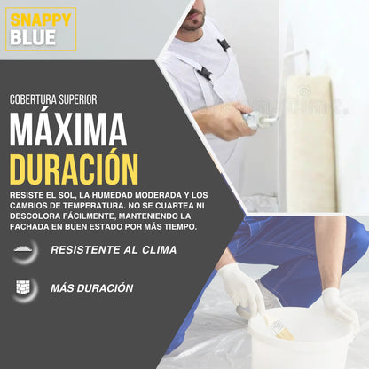 PINTURA PLÁSTICA MATE EXTERIOR | Snappyblue®