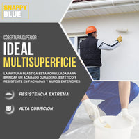PINTURA PLÁSTICA MATE EXTERIOR | Snappyblue®
