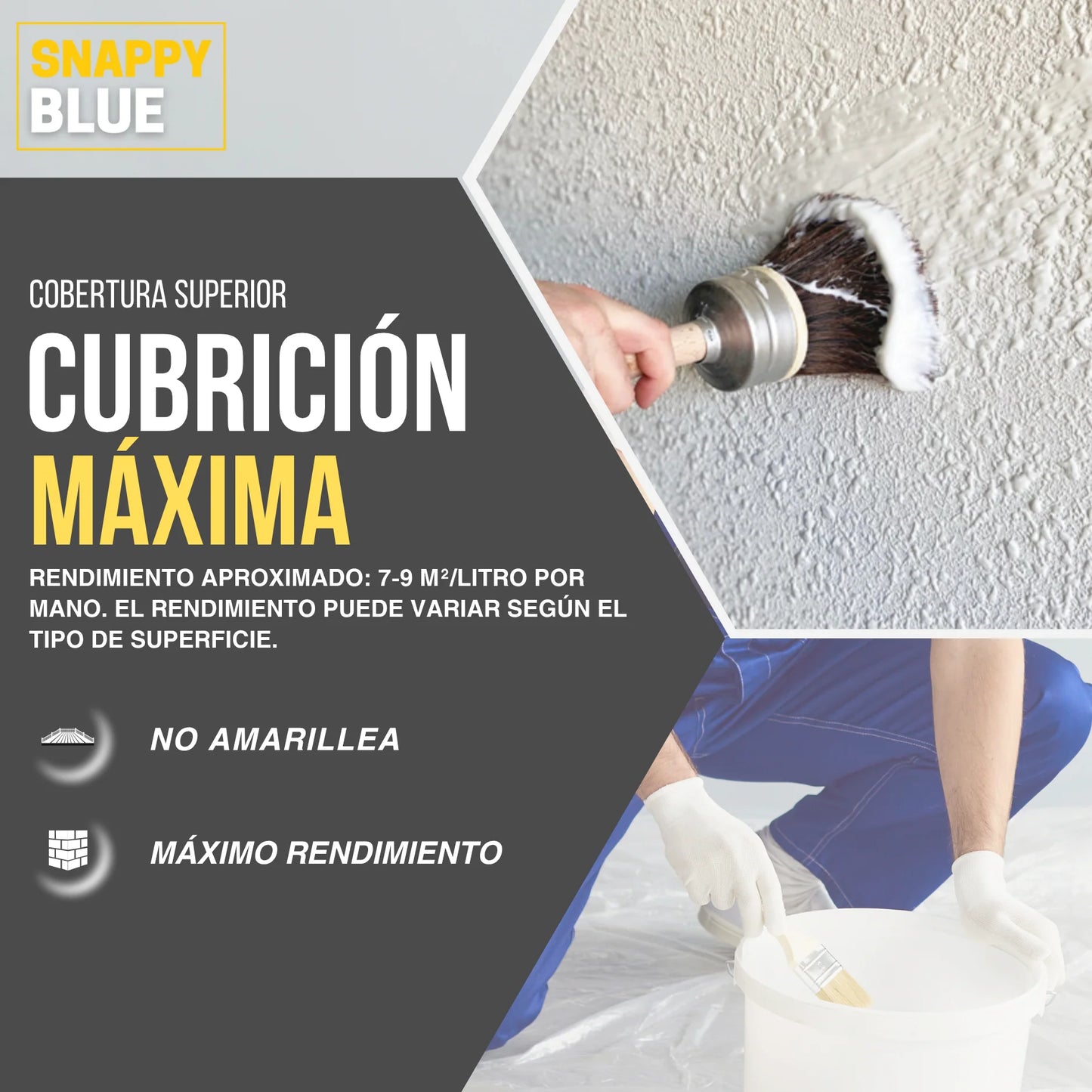 PINTURA PLÁSTICA EFECTO GOTEABLE | Snappyblue®️