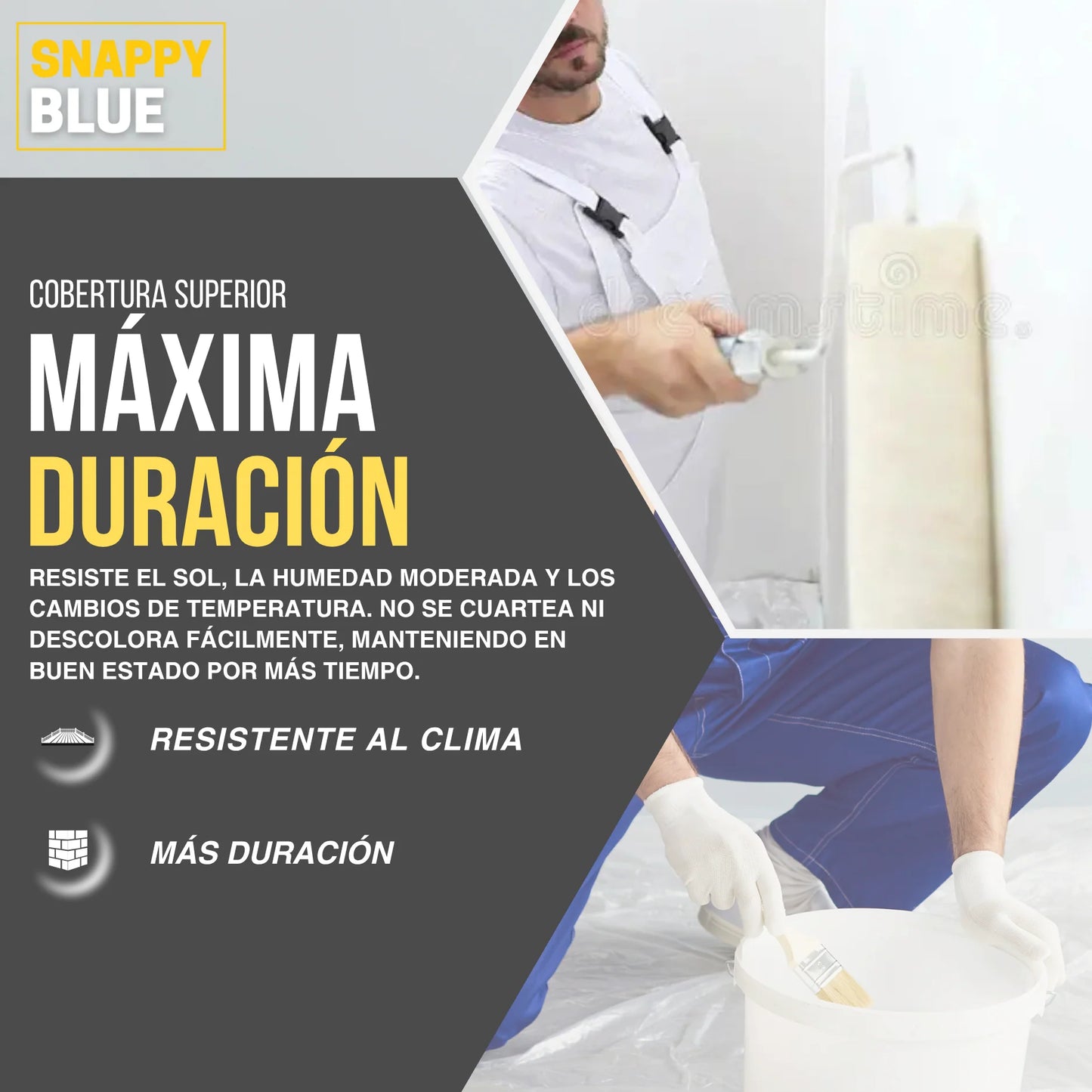 PINTURA PLÁSTICA EFECTO GOTEABLE | Snappyblue®️