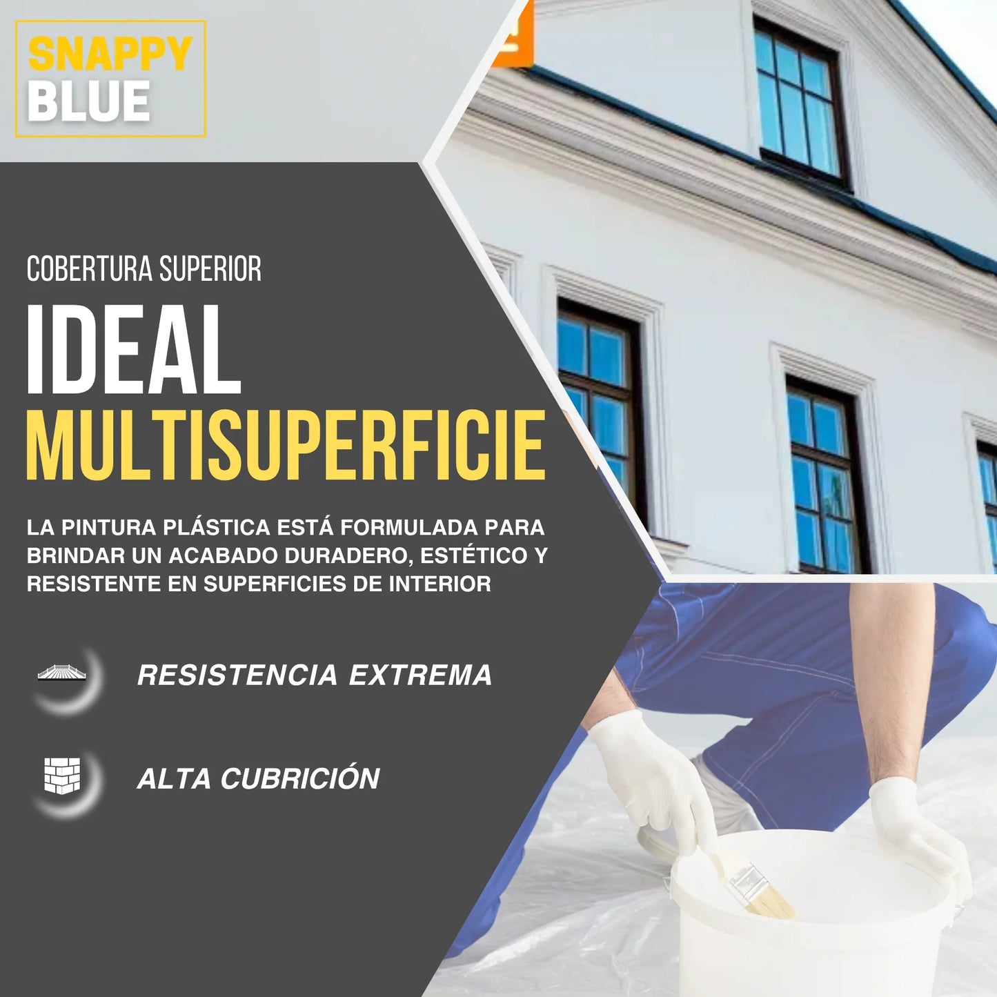 PINTURA PLÁSTICA EFECTO GOTEABLE | Snappyblue®️