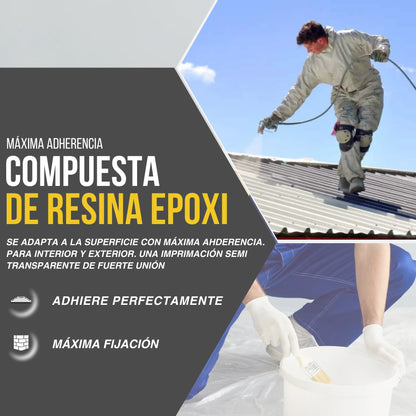 IMPRIMACIÓN CON RESINA EPOXI BLANCA MULTISUPERFICIES | Snappyblue®