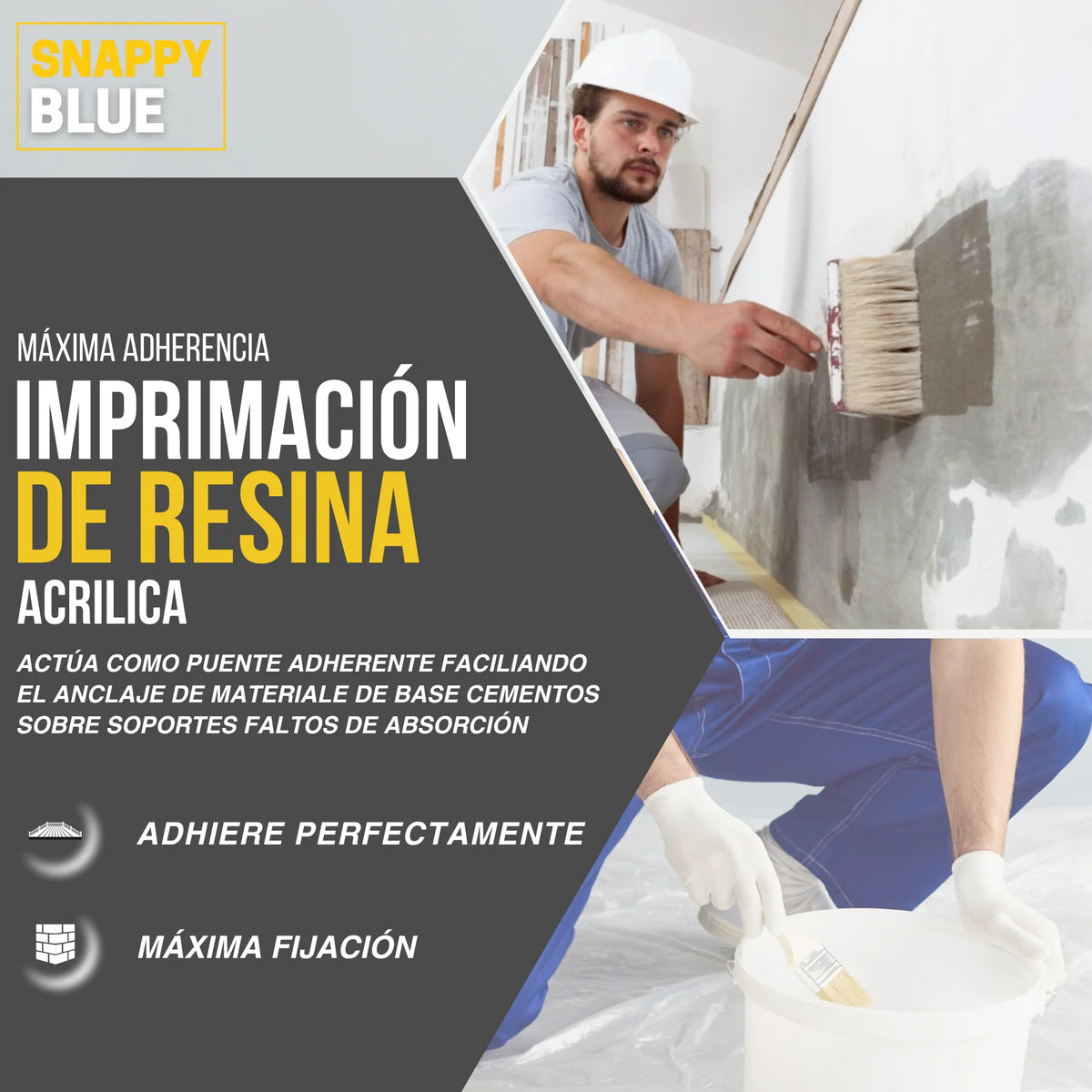 Resina Acrílica Látex Aditivo Ultra Resistente para Morteros