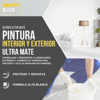 Pintura Plástica Ultra Mate Aterciopelada para Interiores